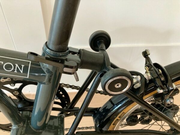 Brompton CHPT3 SL2-X Titanium Folding Bike with B&W Travel Case + Extras