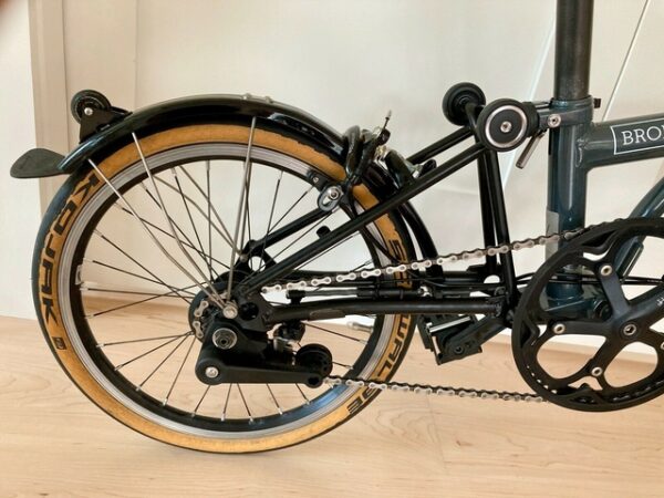 Brompton CHPT3 SL2-X Titanium Folding Bike with B&W Travel Case + Extras