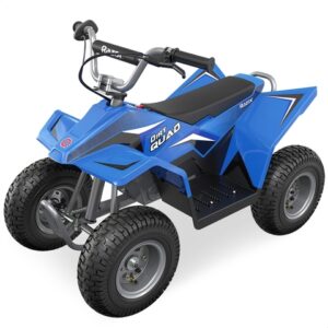 Razor Kids Electric Off Road Mini Dirt Quad Bike ATV 24 Volt, Blue