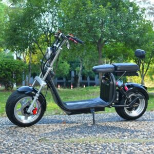 Max Load 550 IBS Fat Tire Electric Scooter 4000W Motor Max Speed 40MPH Black
