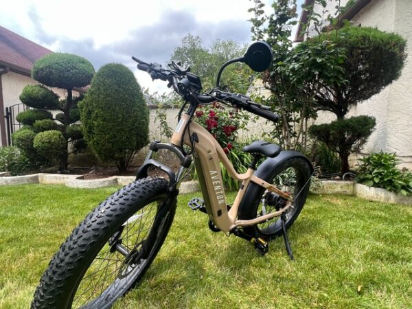 2022 Aventon Aventure.1 E-Bike - UL 2849 Certified - 70 Miles - Fat Tire - Sand - Image 2